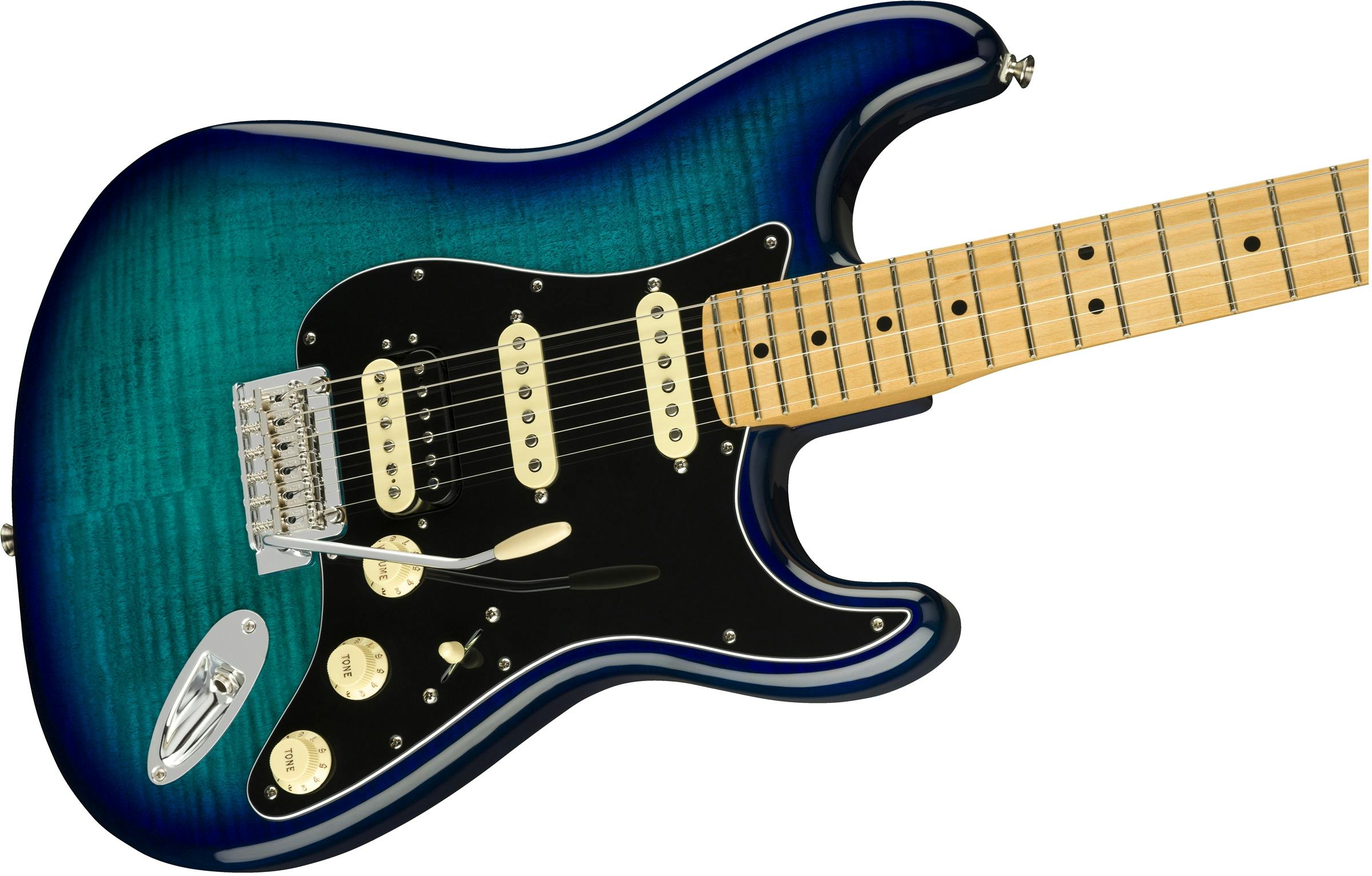 Fender Limited Edition Player Stratocaster Hss Plus Top Electric Guitar In Blue Burst